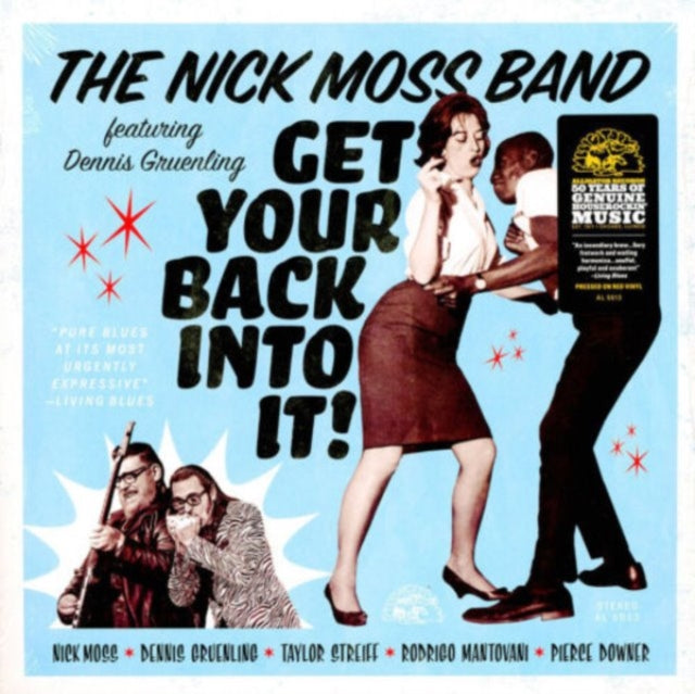 Nick Moss Band/Dennis Gruenling: Get Your Back Into It (Translucent Red Vinyl) - Vinyl