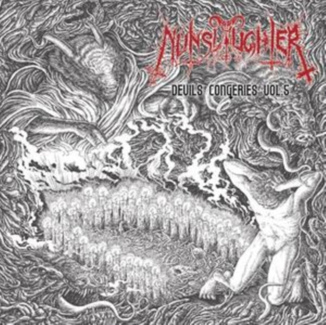 NunSlaughter: Devils Congeries Vol. 5 (Marble Bloodshot Ultra Clear Red Vinyl) - Vinyl