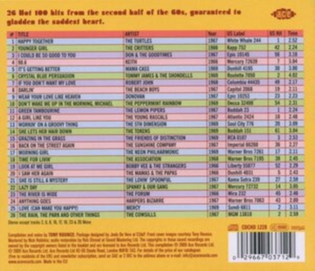Various Artists: Chartbusters Usa - Sunshine Pop - CD
