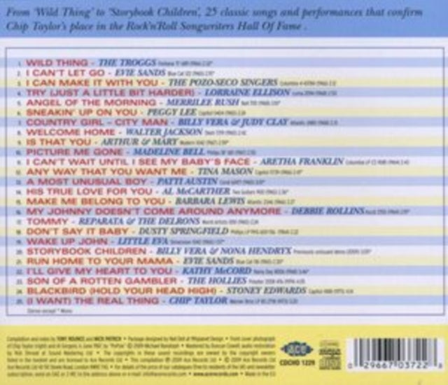 Various Artists: Wild Thing - Songs Of Chip Taylor - CD