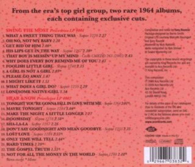 The Shirelles: Swing The Most/Here & Now - CD