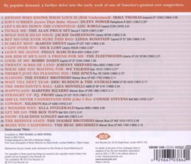 Various Artists: Bless You California - More Early Songs Of Randy Newman - CD