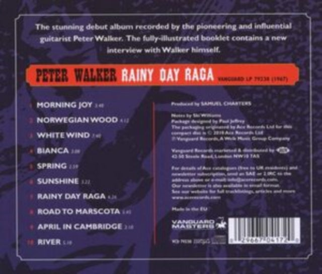 Peter Walker: Rainy Day Raga - CD