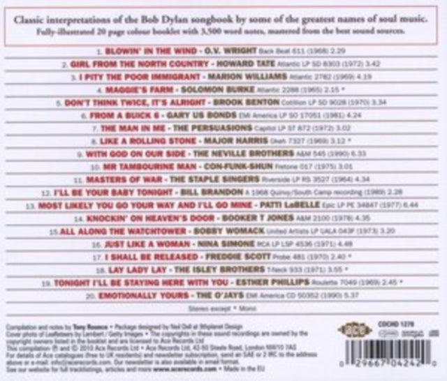 Various Artists: How Many Roads - Black America Sings Bob Dylan - CD