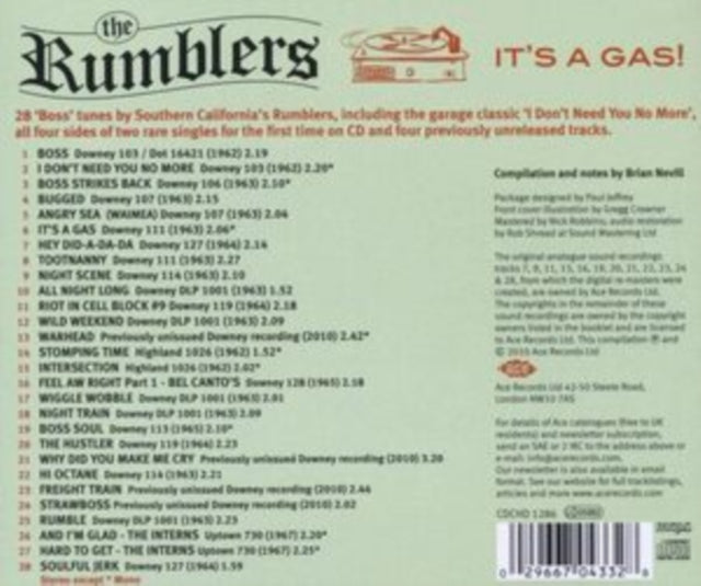 The Rumblers: ItS A Gas! - CD
