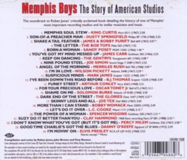 Various Artists: Memphis Boys - The Story Of American Studios - CD
