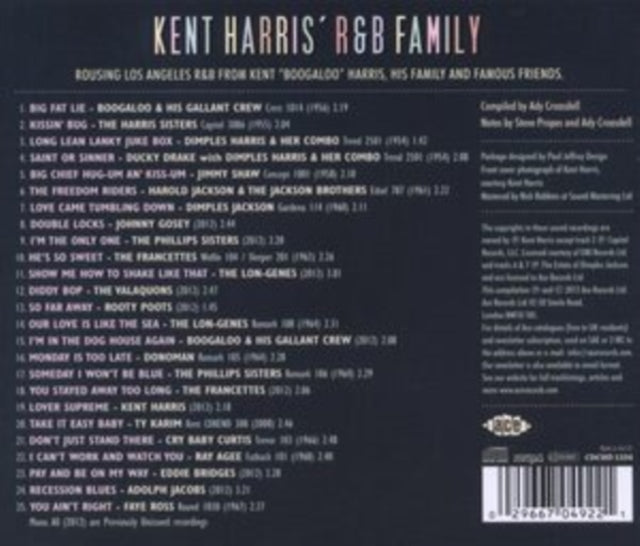 Various Artists: Kent Harris R&B Family - CD