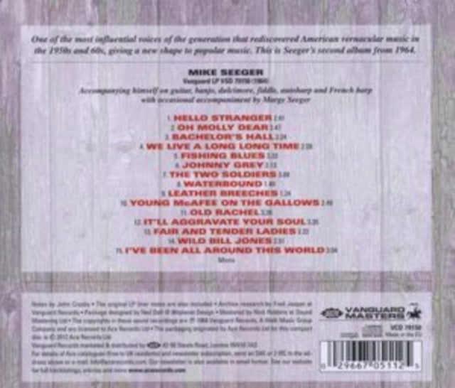 Mike Seeger: Mike Seeger - CD