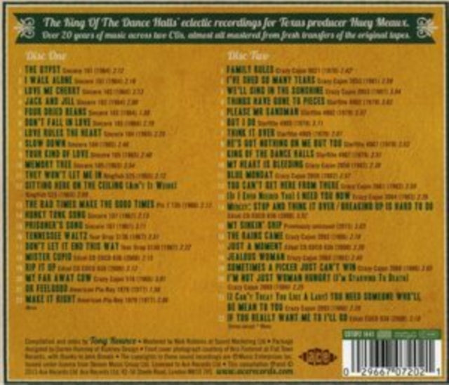 Warren Storm: The Bad Times Make The Good Times - Classic Texas Recordings 1964-1986 - CD