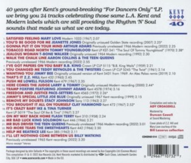 Various Artists: For Dancers Forty - CD