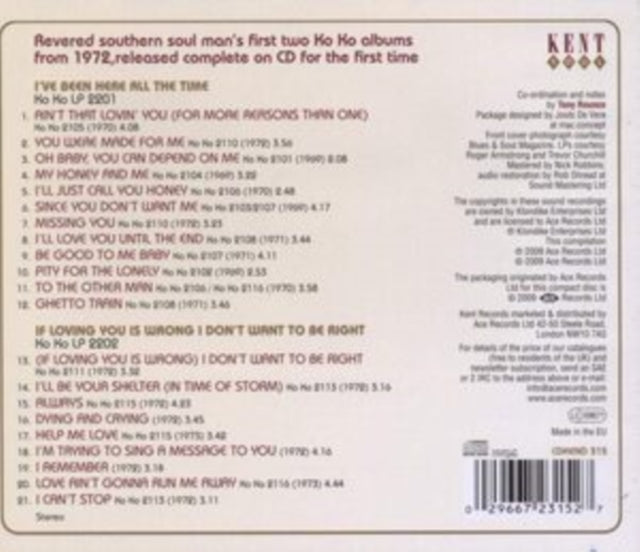 Luther Ingram: IVe Been Here All The Time - CD