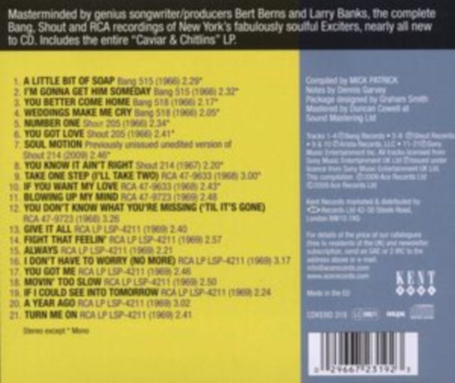 The Exciters: Soul Motion - CD