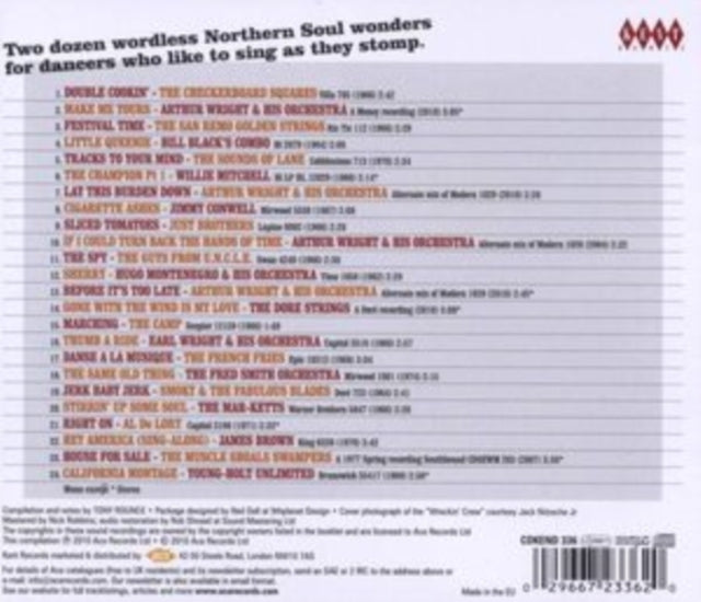 Various Artists: Double Cookin - Classic Northern Soul Instrumentals - CD
