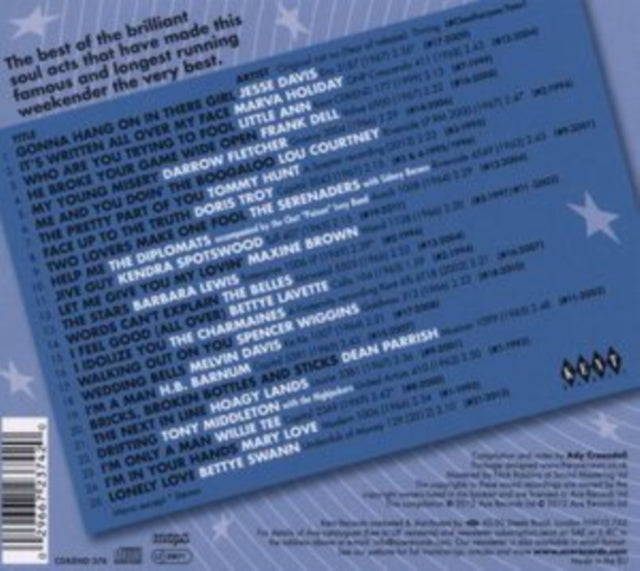 Various Artists: The Cleethorpes Northern Soul Weekender - CD