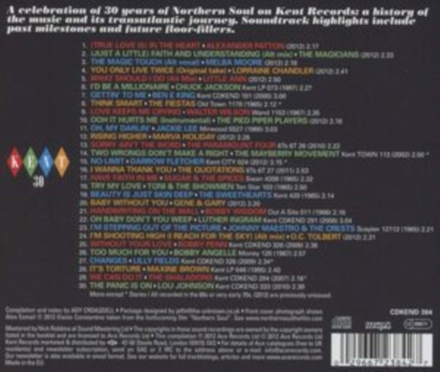 Various Artists: Kent 30 - Best Of Kent Northern 1982-201 - CD