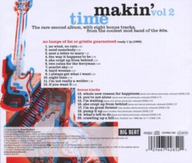 Makin' Time: No Lumps Of Fat Or Gristle - CD
