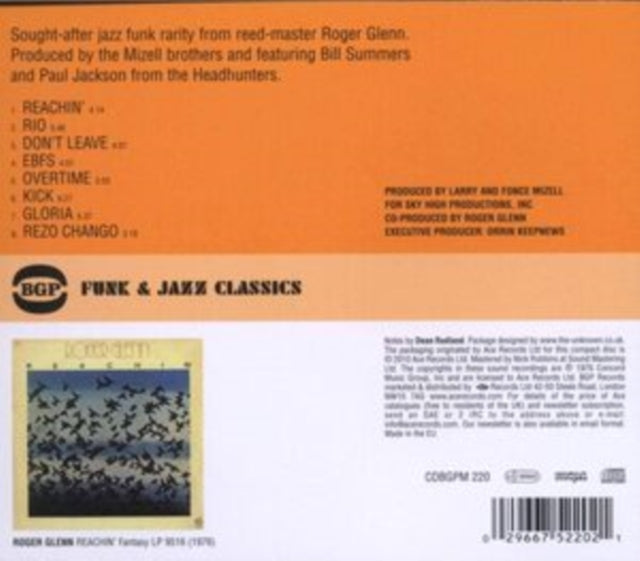 Roger Glenn: Reachin - CD