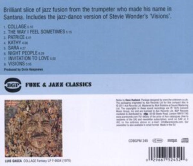 Luis Gasca: Collage - CD