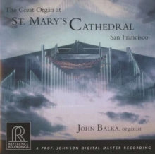 Balka: Great Organ At St Marys Cathederal - CD