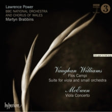 Lawrence Power / Martyn Brabbins: Bbc National Orchestra Of Wales: Vaughan Williams: Flos Campi & Suite / Mcewen: Viola Concerto - CD