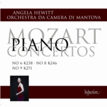 Angela Hewitt / Orchestra Da Camera Di Mantova: Mozart: Piano Concertos Nos 6. 8 & 9 - CD