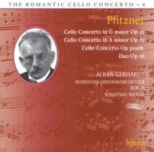 Alban Gerhardt / Sebastian Weigle: Rundfunk-sinfonieorchester Berlin: Pfitzner: Cello Concertos - CD