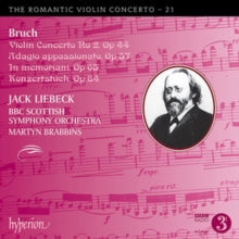 Jack Liebeck / Martyn Brabbins: Bbc Scottish Symphony Orchestra: Bruch: Violin Concerto No 2 & Other Works - CD