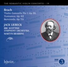 Jack Liebeck / Martyn Brabbins: Bbc Scottish Symphony Orchestra: Bruch: Violin Concerto No 1 & Other Works - CD