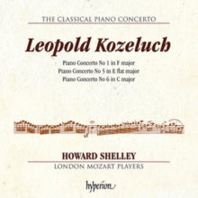 Howard Shelley / Howard Shelley: London Mozart Players: Kozeluch: Piano Concertos Nos 1. 5 & 6 - CD