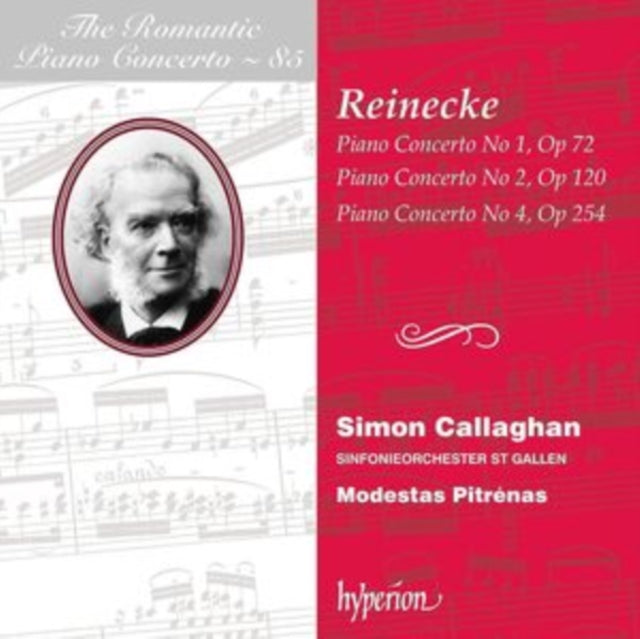 Simon Callaghan / Modestas Pitrenas: Sinfonieorchester St Gallen: Reinecke: Piano Concertos - CD