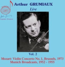 Various Artists: Arthur Grumiaux Live: Volume 2 - CD