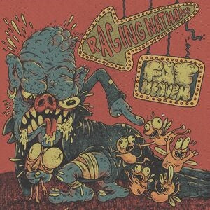 Raging Nathans/Fat Heaven: Split - Vinyl