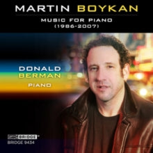 Donald Berman: Boykanmusic For Piano - CD