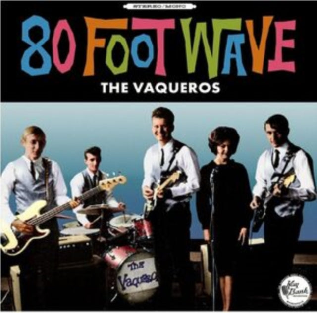 The Vaqueros: 80 Foot Wave (Turquoise Vinyl) - Vinyl