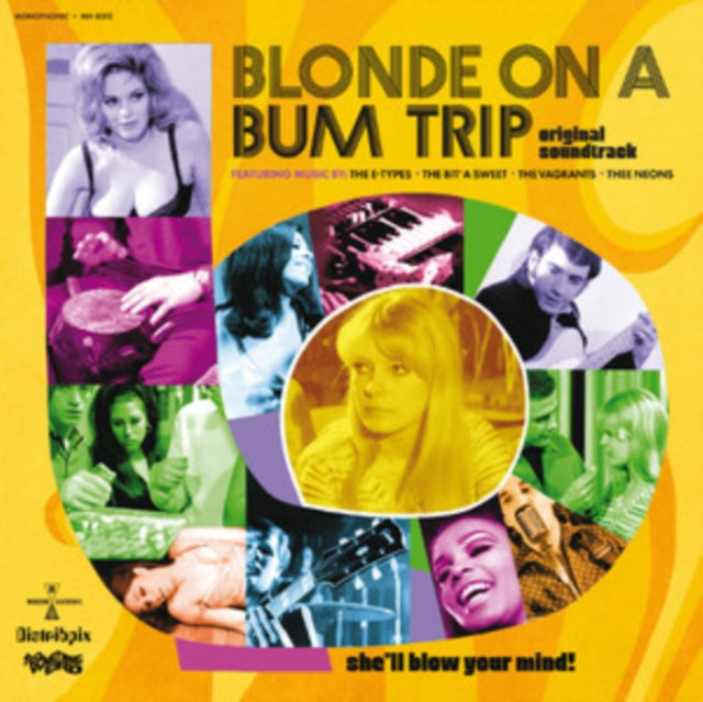 Various Artists: Blonde On A Bum Trip - Original Soundtrack (Clear/Orange Swirl Vinyl) - Vinyl
