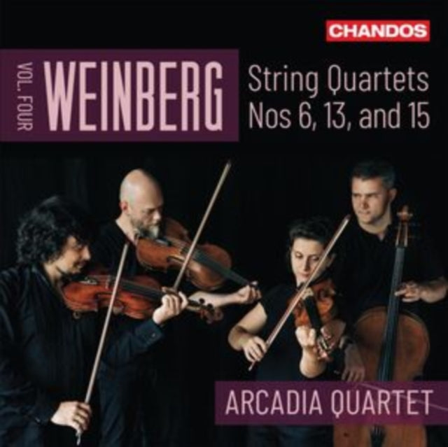 Arcadia Quartet: Mieczyslaw Weinberg: String Quartets / Vol. 4 (Nos 6. 13 And 15) - CD