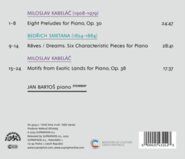 Jan Bartos: Eight Preludes / Motifs From Exotic Lands - CD