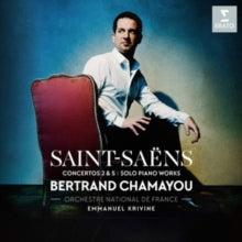 Bertrand Chamayou / Orchestre Nationale De France / Emmanuel Krivine: Saint-Saens: Piano Concertos Nos. 2 & 5. Pieces For Solo Piano - CD