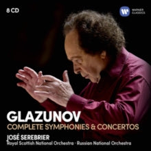 Jose Serebrier: Glazunov: The Complete Symphonies & Concertos - CD