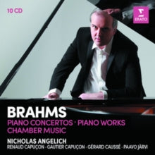 Nicholas Angelich / Renaud Capucon / Gautier Capucon / Paavo Jarvi: Brahms: Piano Concertos. Piano Works. Violin Sonatas. Piano Trios. Piano Quartets (Budget Box Sets) - CD
