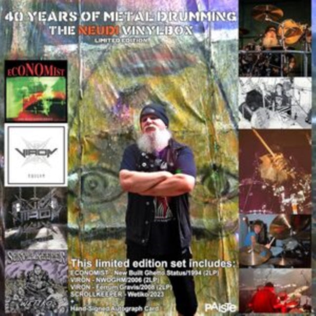 Economist/Viron/Scrollkeeper: 40 Years Of Metal Drumming - Vinyl