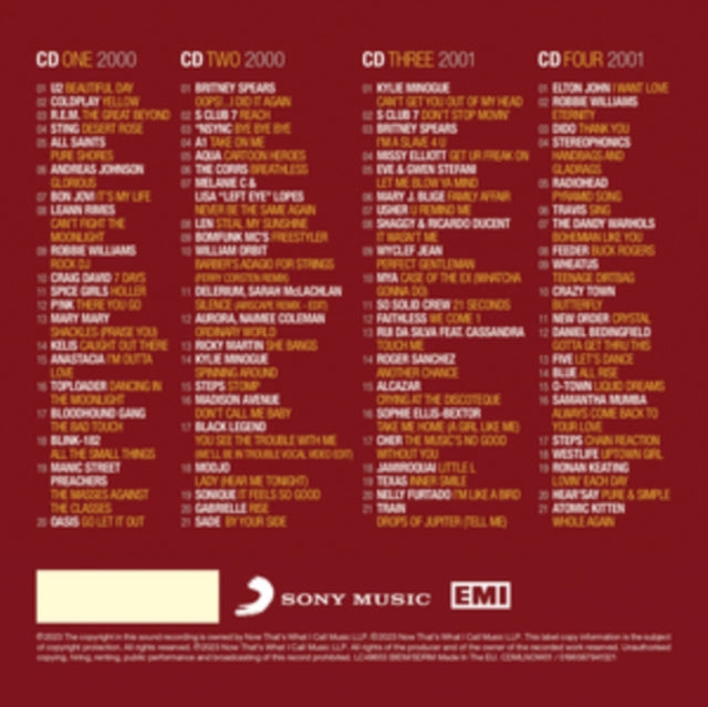 Various Artists: Now - Millennium 2000-2001 - CD