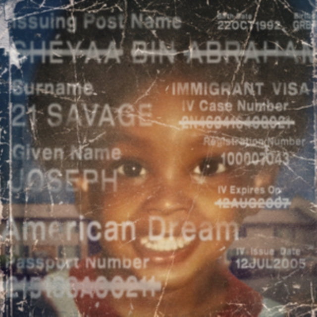 21 Savage: American Dream (Red Vinyl) - Vinyl
