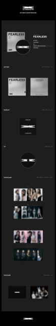 LE SSERAFIM: 1st Mini Album Fearless (Monochrome Bouquet Ver.) - CD
