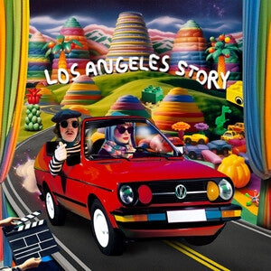 Paul Cherry & Kate Bollinger: Los Angeles Story (Clear/Red/Black Swirl Vinyl) - Vinyl