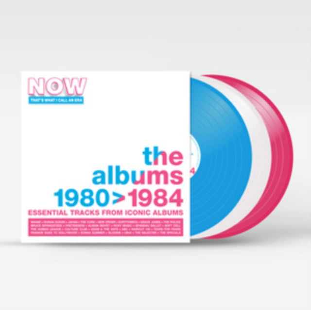 Various Artists: Now Thats What I Call An Era: The Albums 1980-1984 (White/Blue/Pink Vinyl) - Vinyl