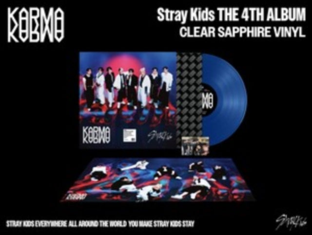 Stray Kids: Karma (Clear Sapphire LP Ver.) - Vinyl