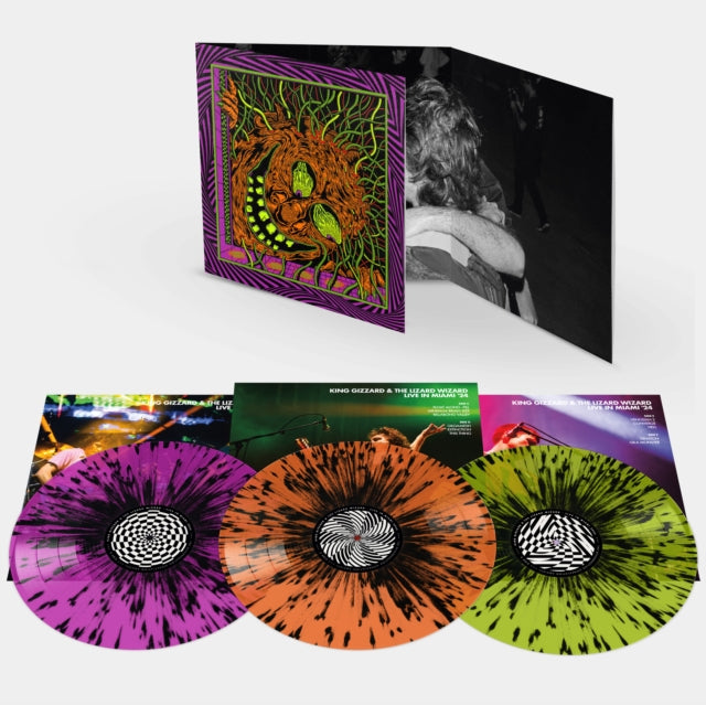 King Gizzard & the Lizard Wizard: King Gizzard - Live In Miami 24 (Splatter Vinyl) - Vinyl