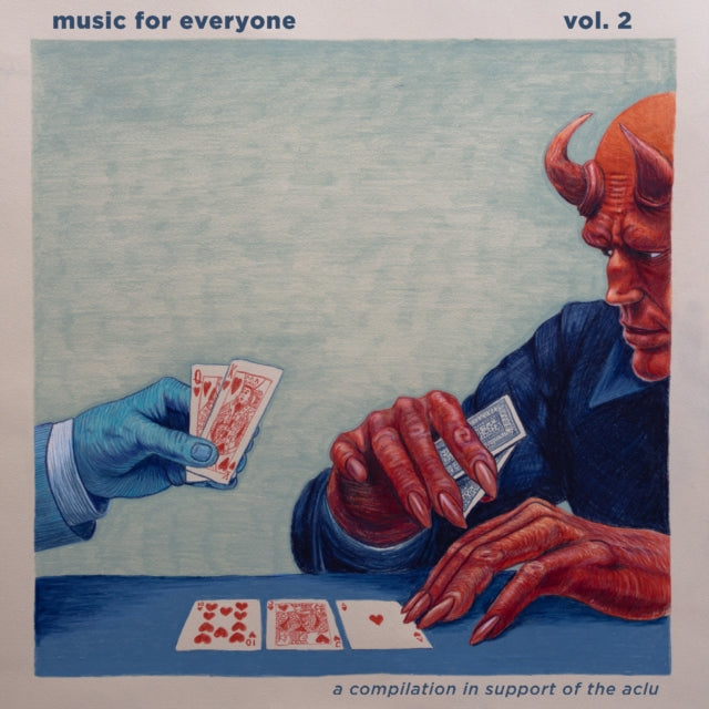 Various Artists: Music For Everyone Vol. 2 (Oxblood/Aqua Blue Swirl Vinyl) - Vinyl