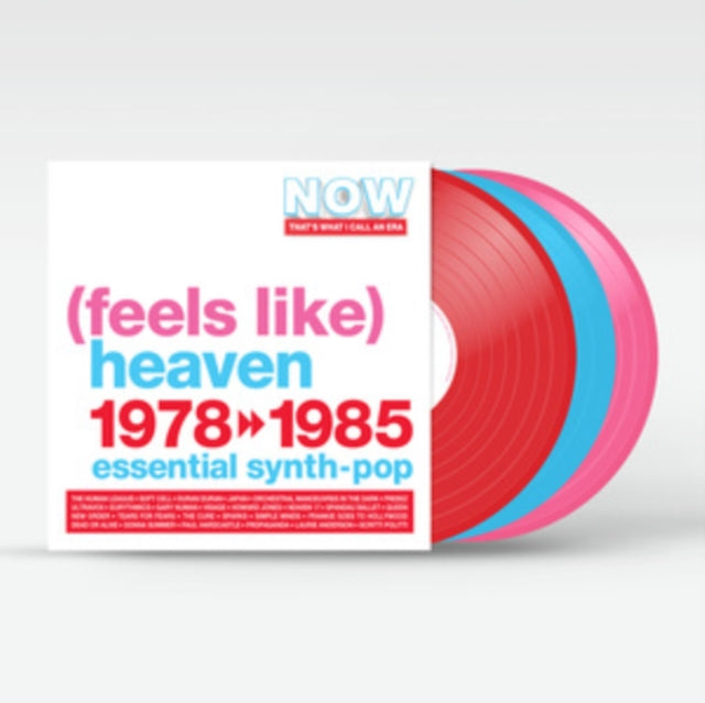 Various Artists: Now Thats What I Call An Era - (Feels Like) Heaven: 1978-1985 (Red/Blue/Pink Vinyl) - Vinyl